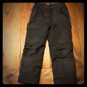Youth Black Vertical 9 Snow Pants Size 8 (Small)
